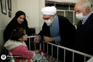 بازدید تولیت آستان قدس رضوی از موسسه معلولین شهید فیاض بخش مشهد به روایت تصوی