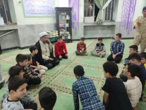 برگزاری حلقه صالحین برای نوجوانان پسر به مناسبت آزاد سازی خرمشهر  در مجتمع مهر ولایت نزاجا مشهد مقدس