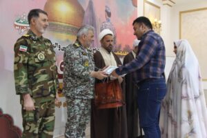 برگزاری اختتامیه جشنواره زوج‌های جوان نیروی پدافند هوایی ارتش در مشهد