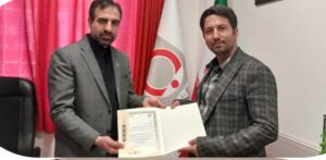 تقدیر از امیر رستمی مدیر مسئول پایگاه خبری رخداد پرس توسط مدیرکل انتقال خون خراسان رضوی