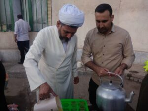 گزارش تصویری/ برپایی ایستگاه صلواتی در  مسجد علی ابن ابیطالب(ع) منازل سازمانی نزاجا در مشهد