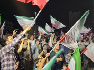 اجتماع باشکوه محکومیت تجاوزات رژیم صهیونسیتی و آمریکای جنایتکار به ایران سرافراز اسلامی
