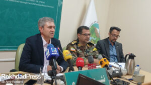 برگزاری نشست خبری مدیر کل منابع طبیعی و آبخیزداری خراسان رضوی در آستانه روز جهانی مقابله با بیابان‌زدایی در مشهد مقدس