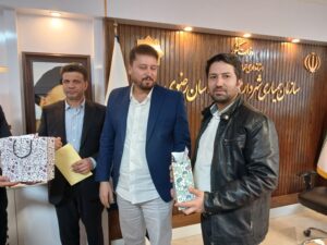 تقدیر امیر رستمی مدیر مسئول پایگاه خبری رخداد پرس توسط مدیرعامل سازمان همیاری شهرداری‌های خراسان رضوی