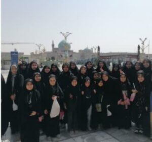 دختران بسیجی میهمان خوان نعمت رضوی شدند