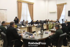 نشست خبری اصحاب رسانه خراسان رضوی با سرهنگ پاسدار ابوطالب جوان