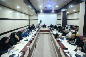 نشست خبری اصحاب رسانه با فاطمه حامد مدیرکل دفتر زنان و خانواده استانداری خراسان رضوی 