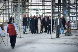 بازدید آیت الله علم الهدی از پروژه‌های عمرانی رواق امیرالمومنین و امام حسین (ع)