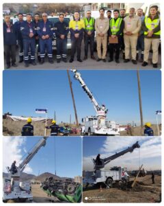 نمایش اقتدار عملیاتی توزیع برق مشهد در مانور تمام‌عیار «مقاوم در سایه خورشید»