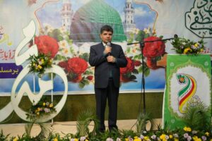برگزاری جشن مبعث حضرت محمد(ص) در آبشار عاطفه‌ها با حضور فرماندار مشهد
