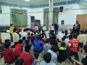 برگزاری اردوی فرهنگی و تفریحی ویژه نوجوانان  در مسجدعلی‌ابن ابیطالب(ع)