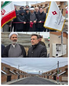 آیین افتتاح تامین برق فاز سوم نهضت ملی مسکن در شهرک مهرگان مشهد