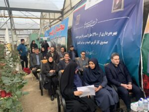 افتتاح پروژه سیستم گرمایشی مجتمع گلخانه۱/۳هکتاری شاخه بریده گل رز