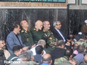مراسم اربعین فرمانده فقید ستادکل نیروهای مسلح با حضور غلامحسین مظفری استاندار خراسان رضوی در حرم مطهر رضوی
