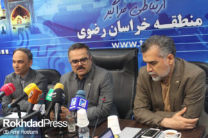 نشست خبری مهندس حسن  آذری نصرآباد، مدیر منطقه مخابرات خراسان رضوی