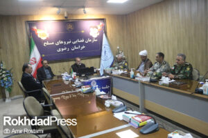 دیدار فرمانده آماد و پش شمالشرق نزاجا با مدیران قضایی نیروهای مسلح استان