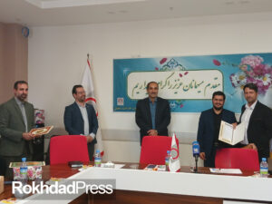 تجلیل از مدیرمسئول رخداد پرس به مناسبت روز ملی اهدای خون