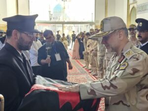 اختتامیه طرح «حرم تا حرم» مرزبانی در حرم مطهر رضوی برگزار شد