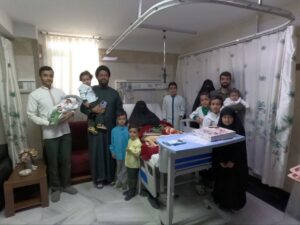 یازدهمین فرزند یک خانواده روحانی در مشهد متولد شد یازدهمین فرزند یک خانواده روحانی در مشهد متولد شد